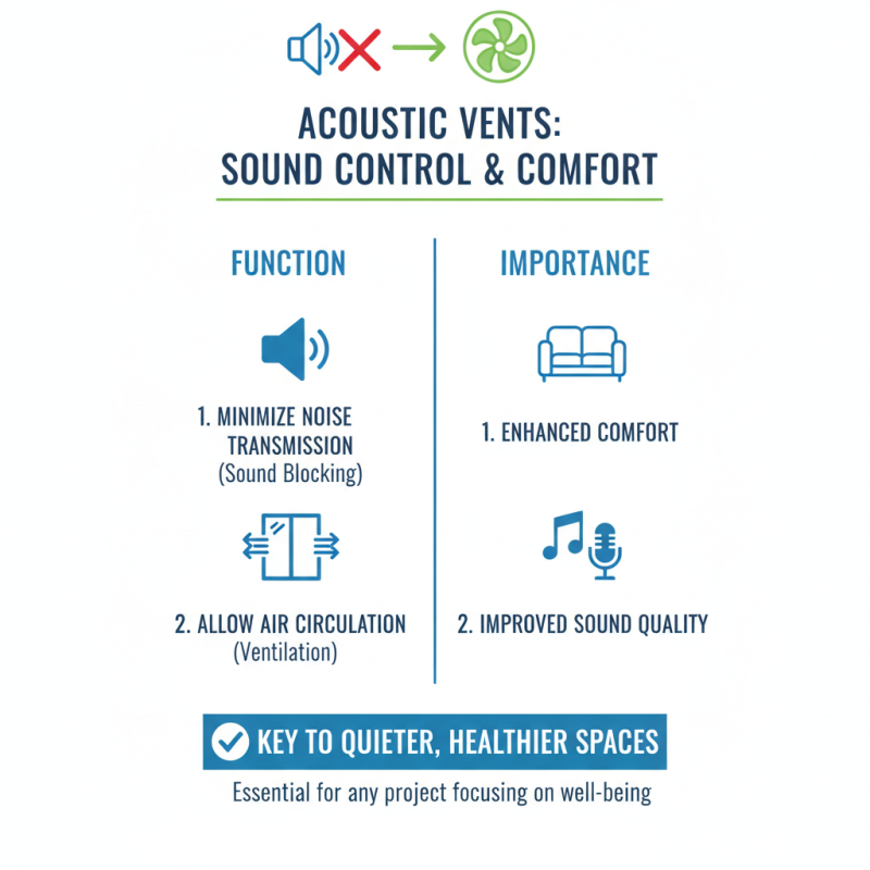 How to Choose the Best Acoustic Vents for Your Project?