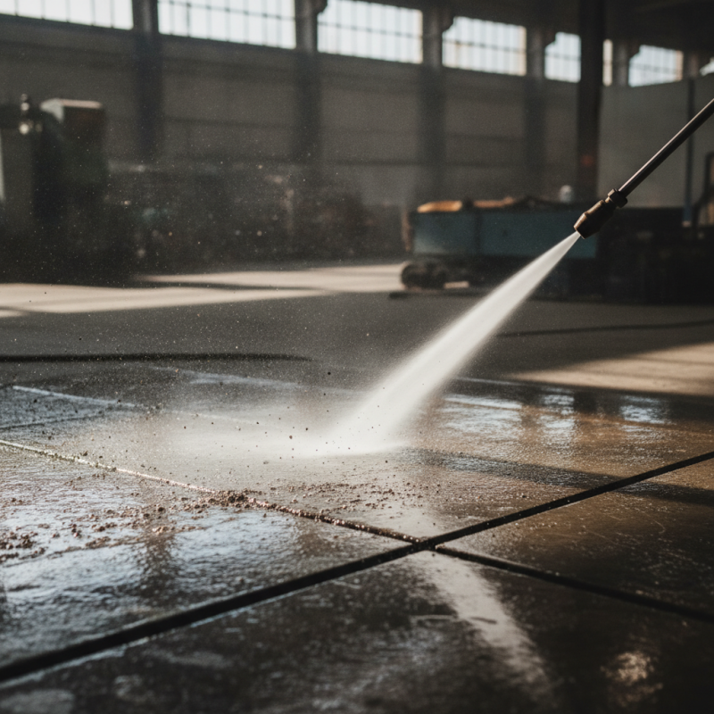 What is the role of pressure in effectively removing debris?