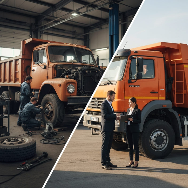 Is it Cheaper to Refurbish an Old Dump Truck or Buy Used?