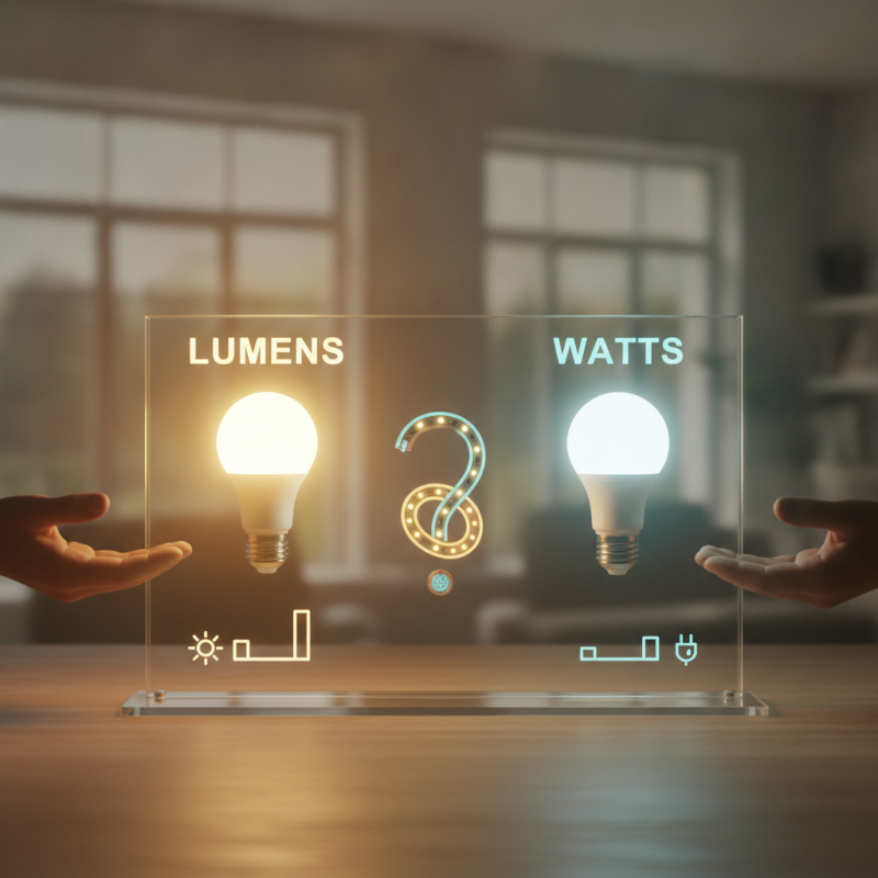 Best Guide to Lumens vs Watts in LED Lighting Explained?
