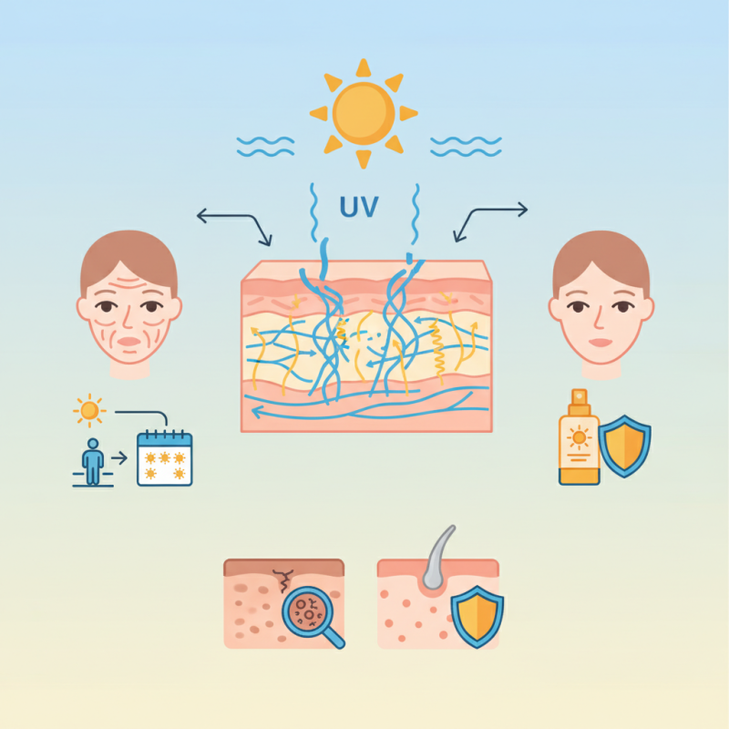 How Does Sun Exposure Accelerate Skin Aging Effects?