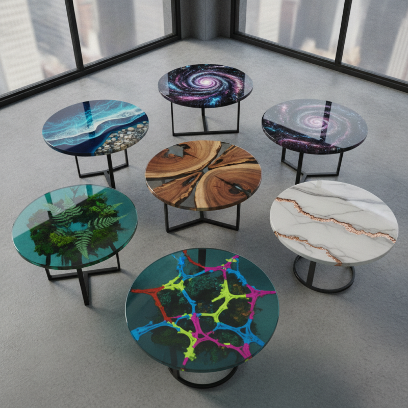 2026 Best Round Epoxy Table Designs for Global Buyers