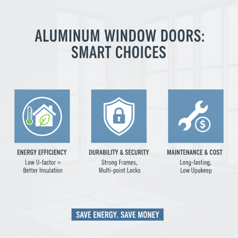 How to Choose the Right Aluminum Window Door for Your Home?