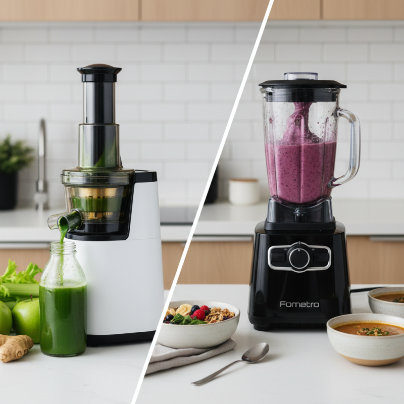 Cold Press Juicer vs High Speed Blender Which One to Choose?