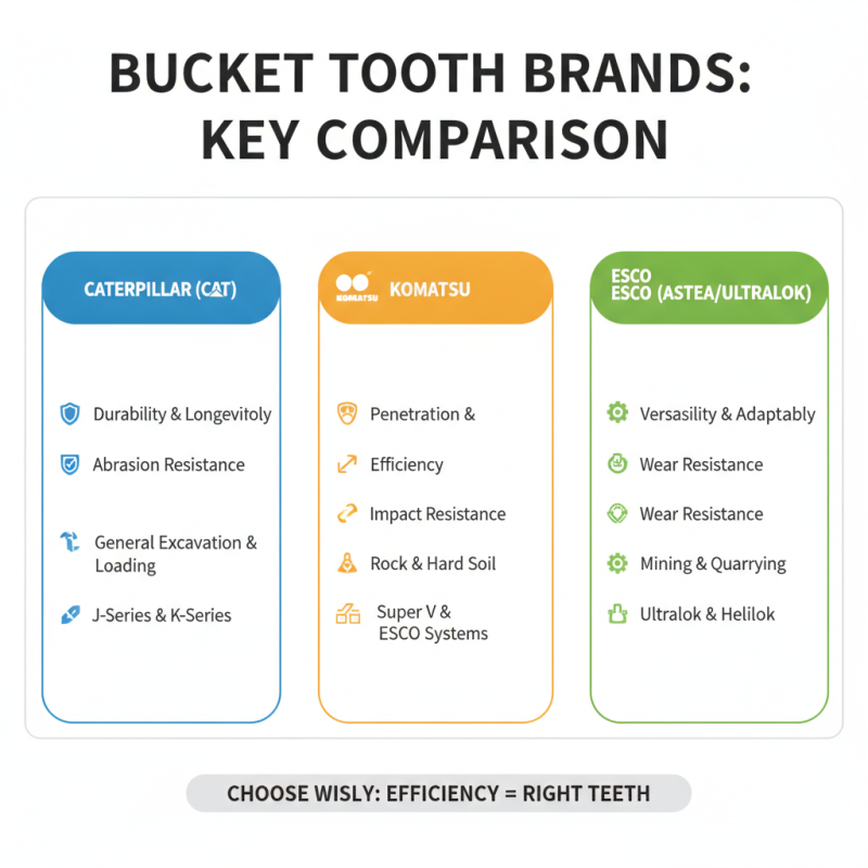 Top Bucket Teeth Types for Heavy Machinery Which One is Best?