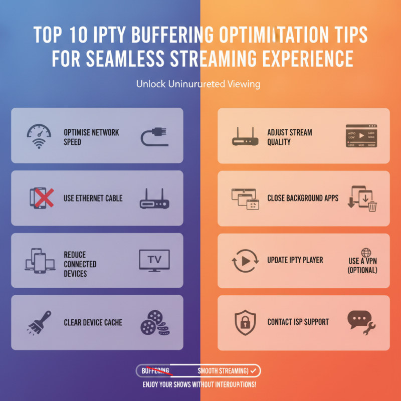Top 10 IPTV Buffering Optimisation Tips for Seamless Streaming Experience?