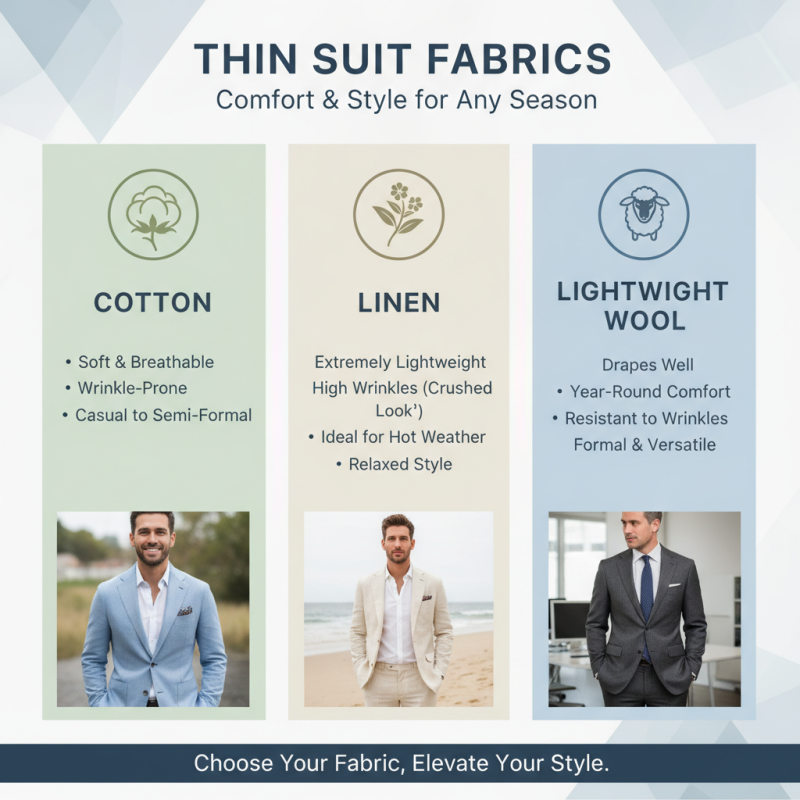 How to Choose the Best Thin Suit Fabric for Your Needs?