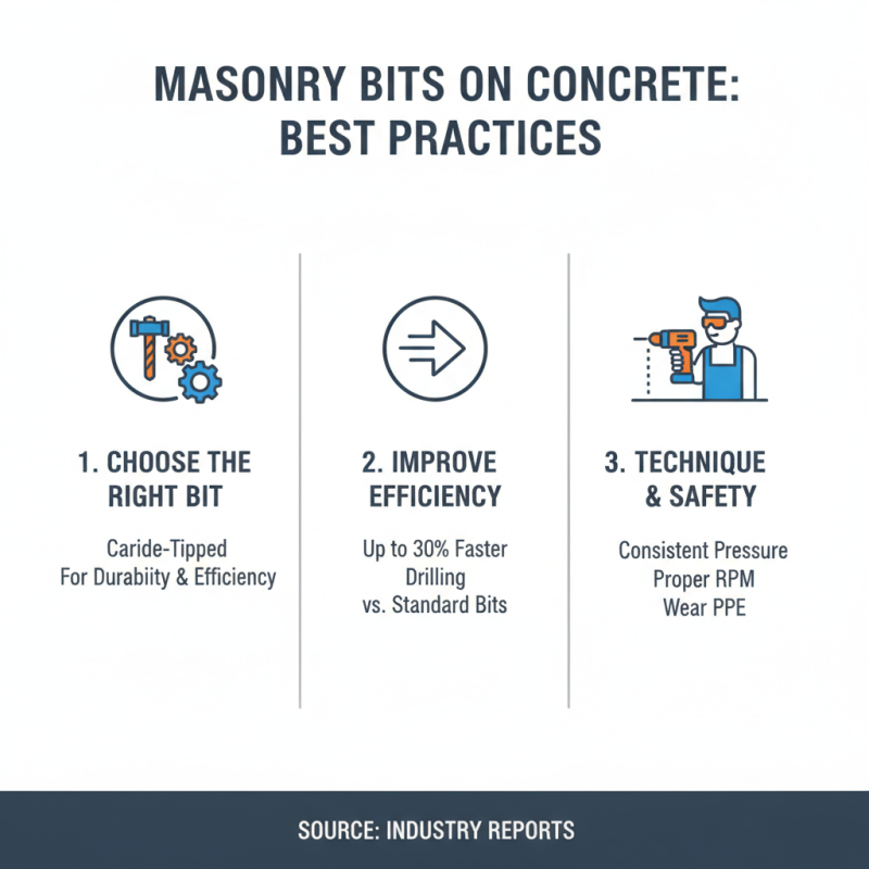 What are the Best Masonry Bits for Concrete?