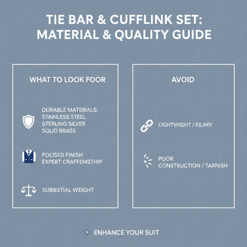10 Essential Tips for Choosing the Best Tie Bar and Cufflink Set?