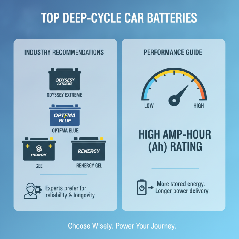 How to Choose the Best Deep Cycle Car Battery for Your Needs?