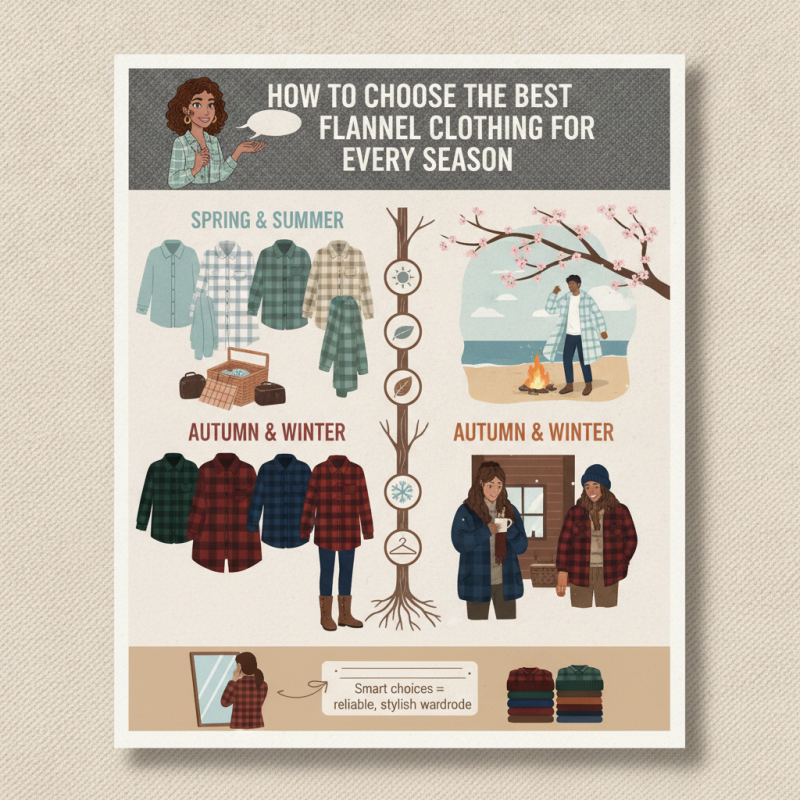 How to Choose the Best Flannel Clothing for Every Season?