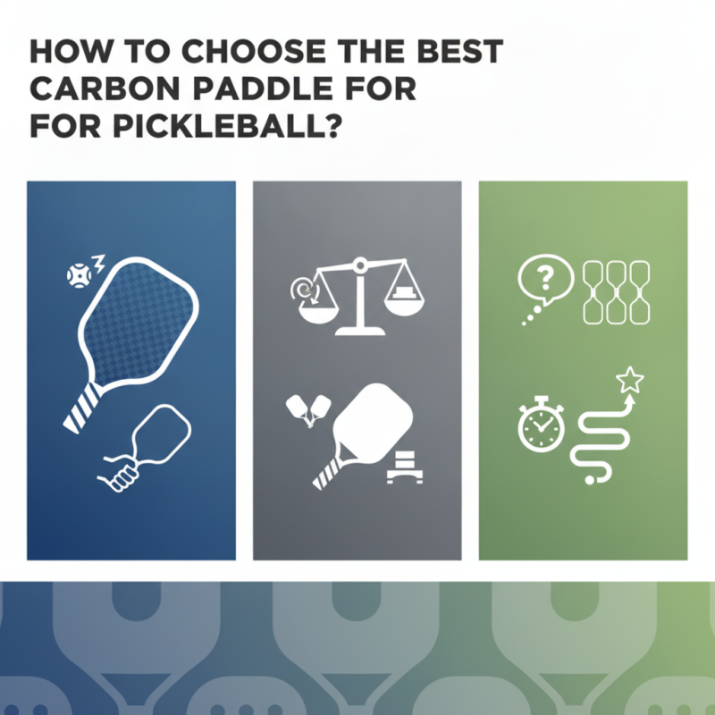 How to Choose the Best Carbon Paddle for Pickleball?