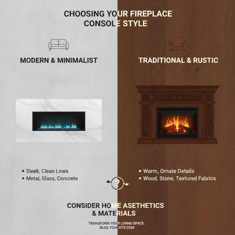 How to Choose the Best Modern Fireplace Console for Your Home?