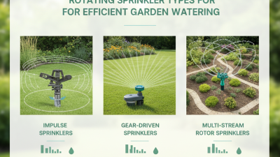 China Top Rotating Sprinkler Types for Efficient Garden Watering Solutions?