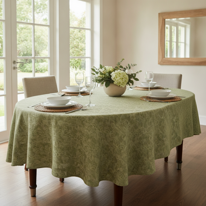 How to Choose the Perfect Oval Tablecloth for Your Home?