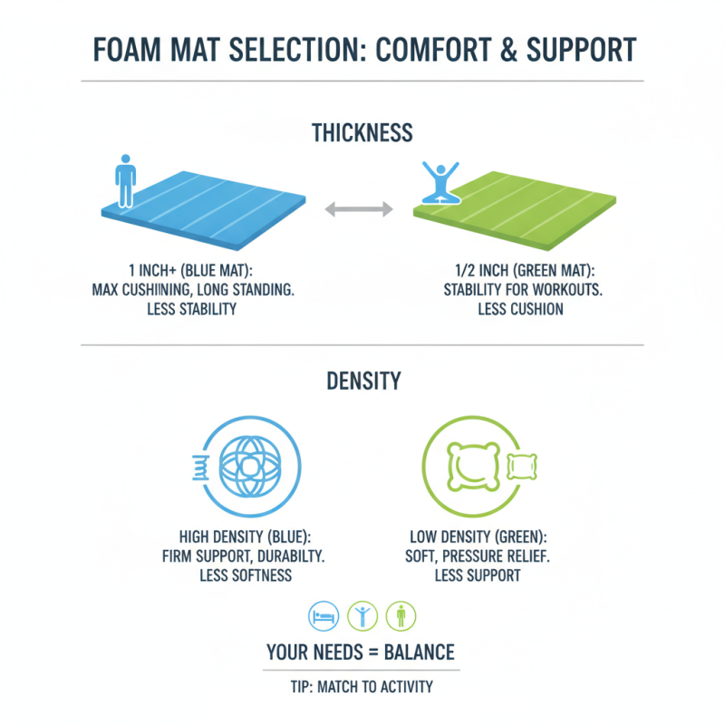 How to Choose Solid Colors Foam Mat for Your Home?