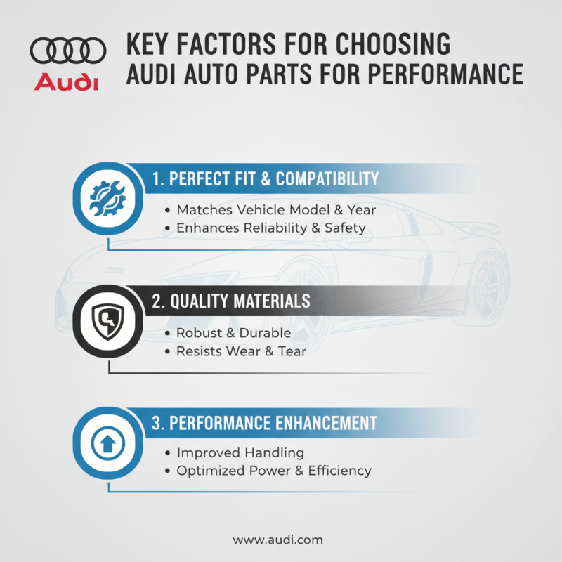 Top 10 Best Audi Auto Parts for Optimal Performance and Reliability?