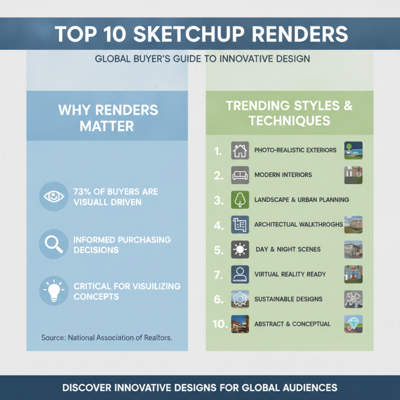 Top 10 Sketch Up Renders for Global Buyers to Explore?
