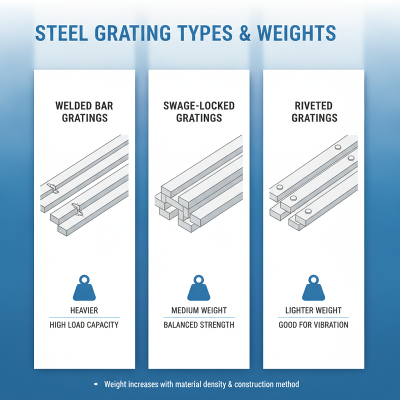 What is the Average Weight of China Best Steel Grating?