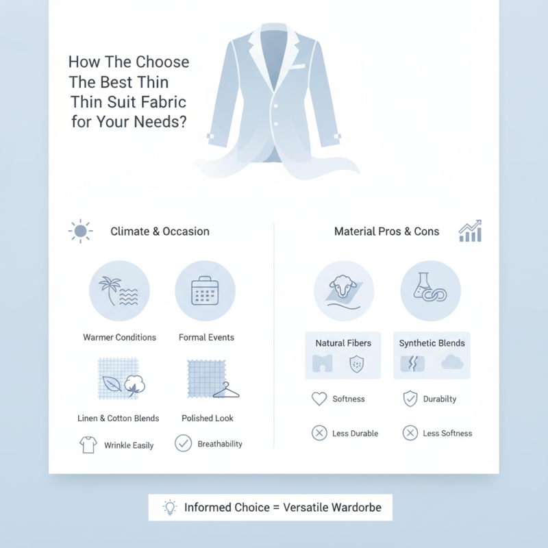 How to Choose the Best Thin Suit Fabric for Your Needs?