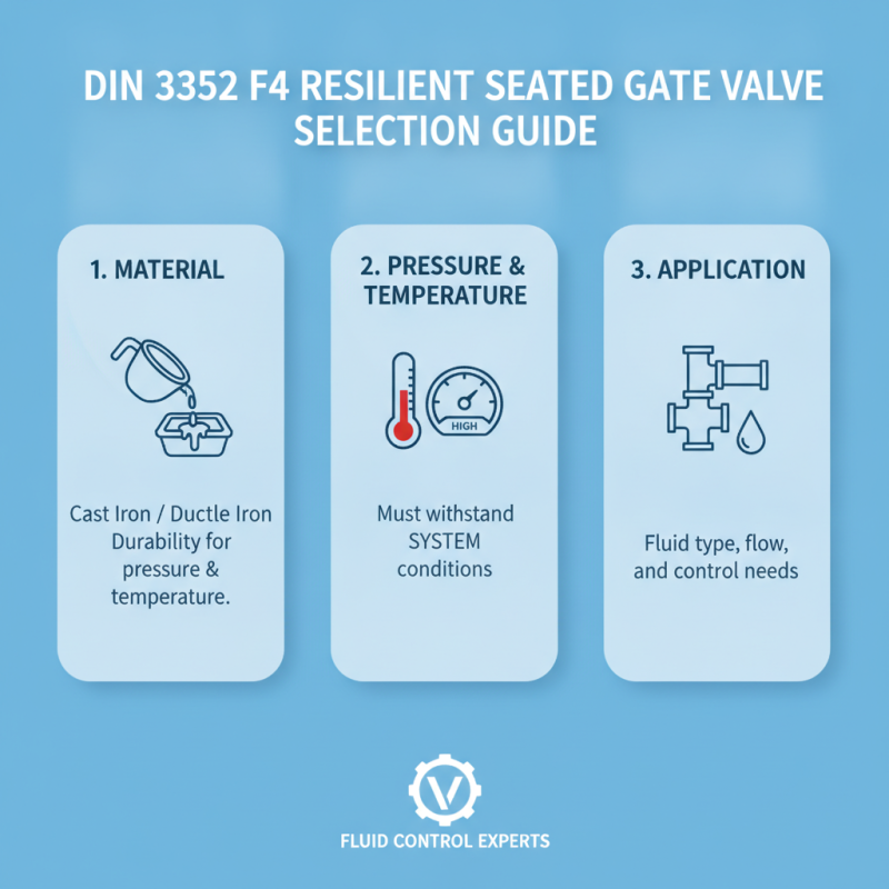 How to Choose Din 3352 F4 Resilient Seated Gate Valves?