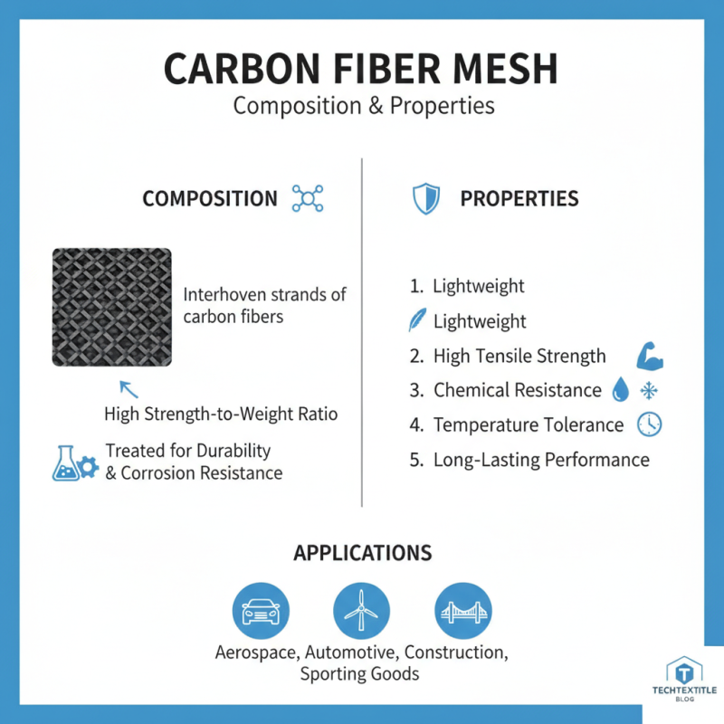 What is Carbon Fiber Mesh Fabric and Its Uses in Industry?