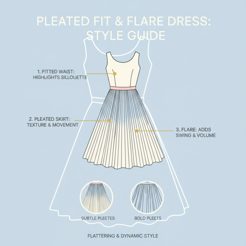 How to Choose the Perfect Pleated Fit And Flare Dress?