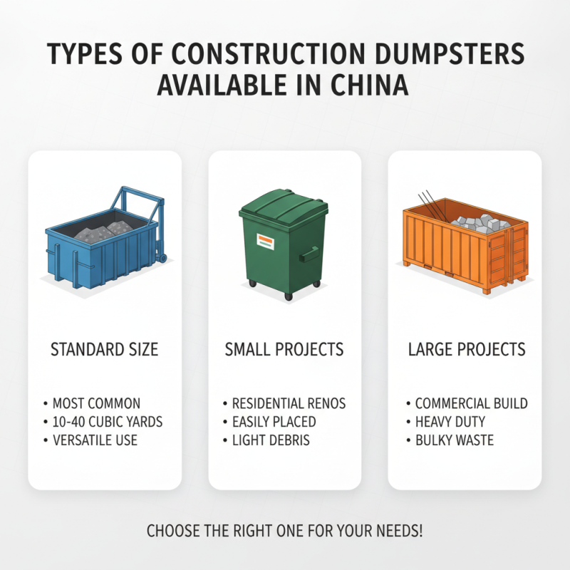 China Top Construction Dumpster Options for Your Project?