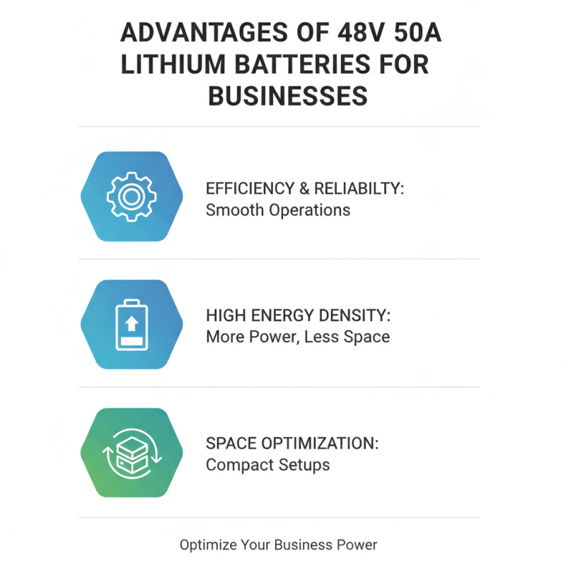 Why Choose 48v 50 A Lithium Batteries for Your Business Needs?