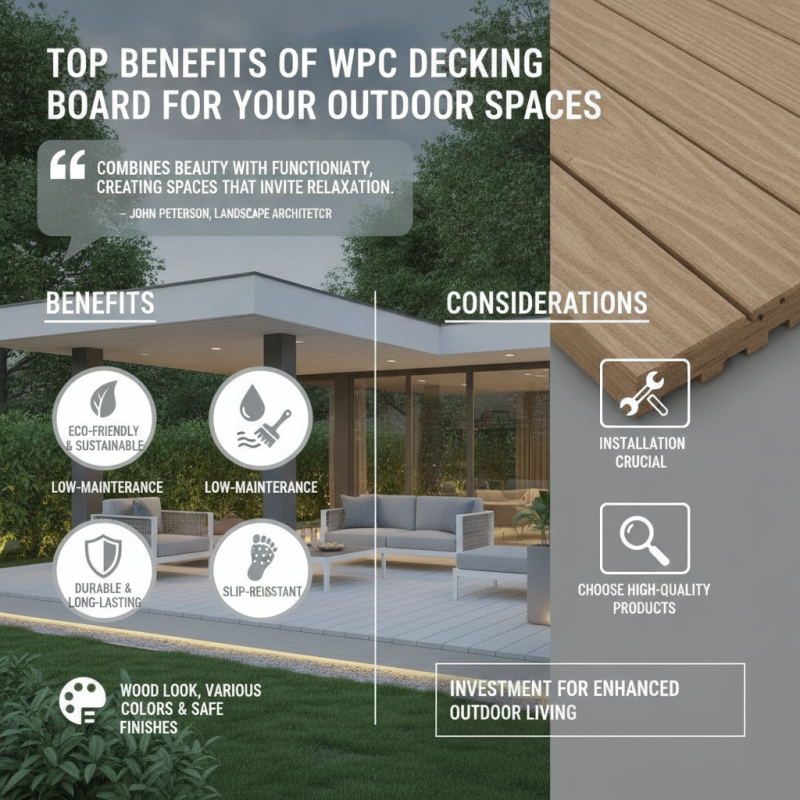 Top Benefits of Wpc Decking Board for Your Outdoor Spaces?
