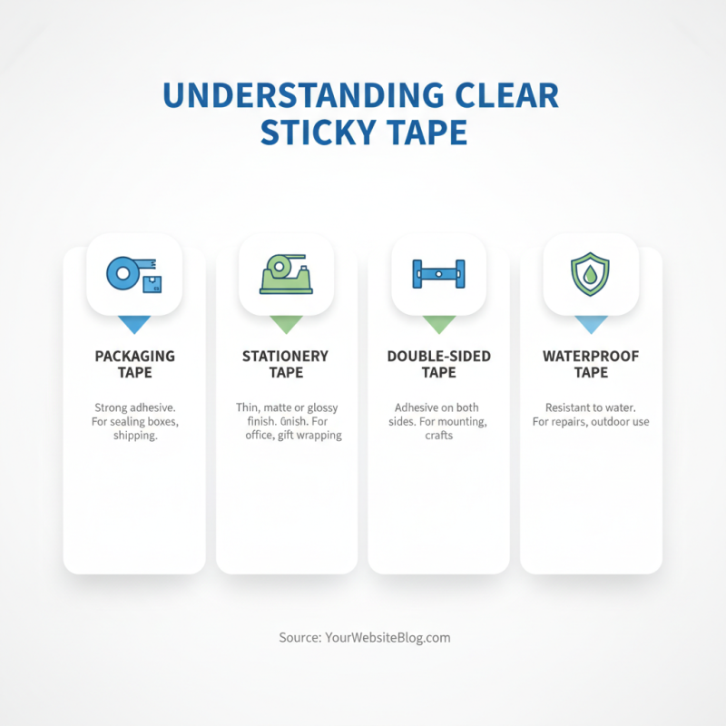 How to Choose the Best Clear Sticky Tape for Your Projects?