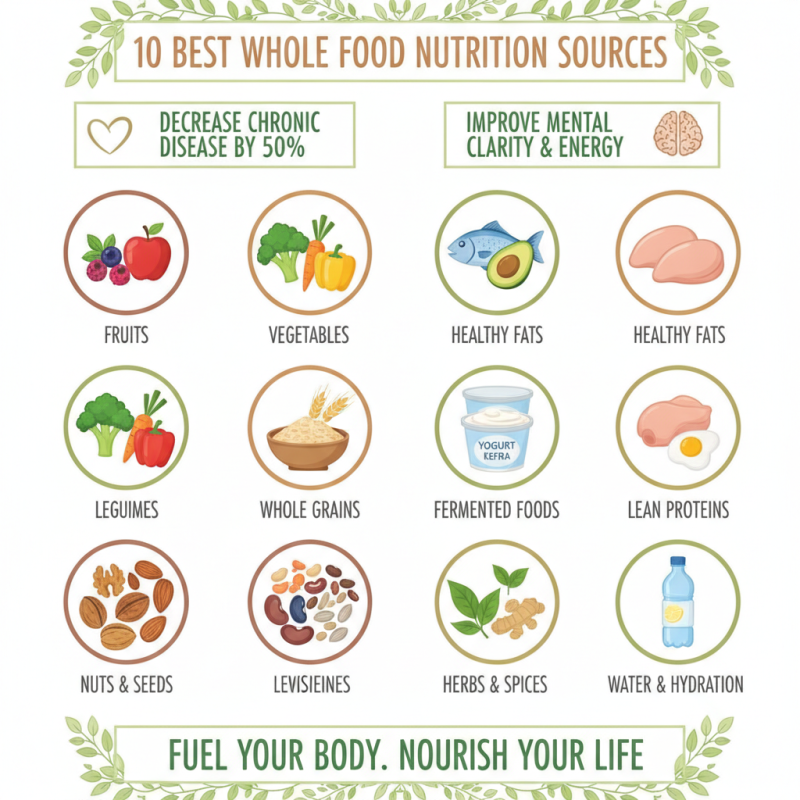 10 Best Whole Food Nutrition Sources for a Healthier Lifestyle?