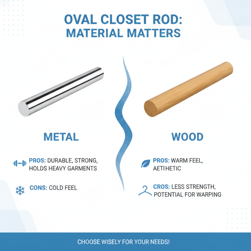 How to Choose the Best Oval Closet Rod for Your Space?