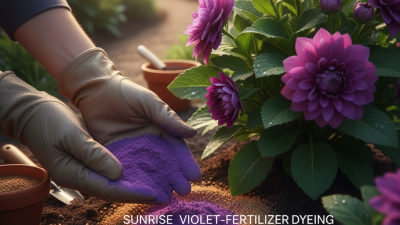How to Use SUNRISE VIOLET-FERTILIZER DYEING for Best Results?