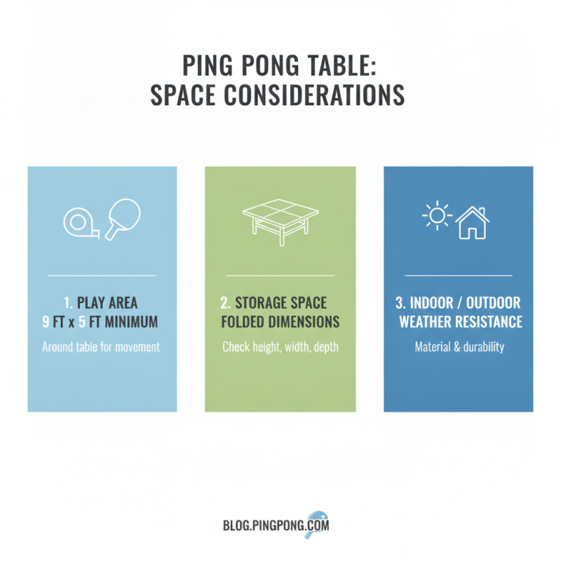 2026 How to Choose a Foldable Indoor Outdoor Ping Pong Table for Your Space?