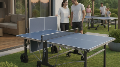 2026 How to Choose a Foldable Indoor Outdoor Ping Pong Table for Your Space?