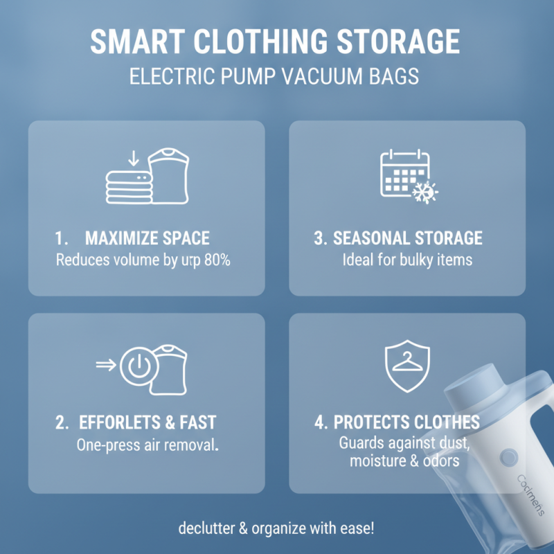 Best Vacuum Bags For Clothes With Electric Pump For Easy Storage?