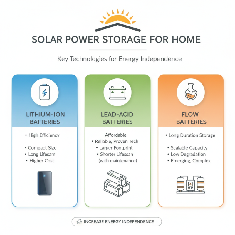 Best Solar Power Storage Solutions for Home Use 2026?
