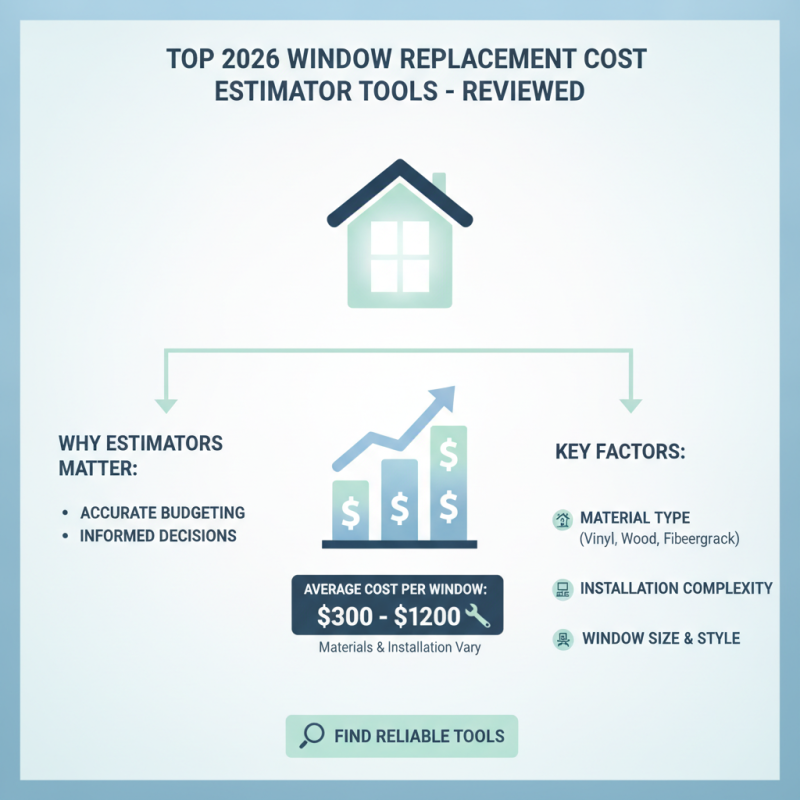 2026 Best Window Replacement Cost Estimator Tools for Homeowners?