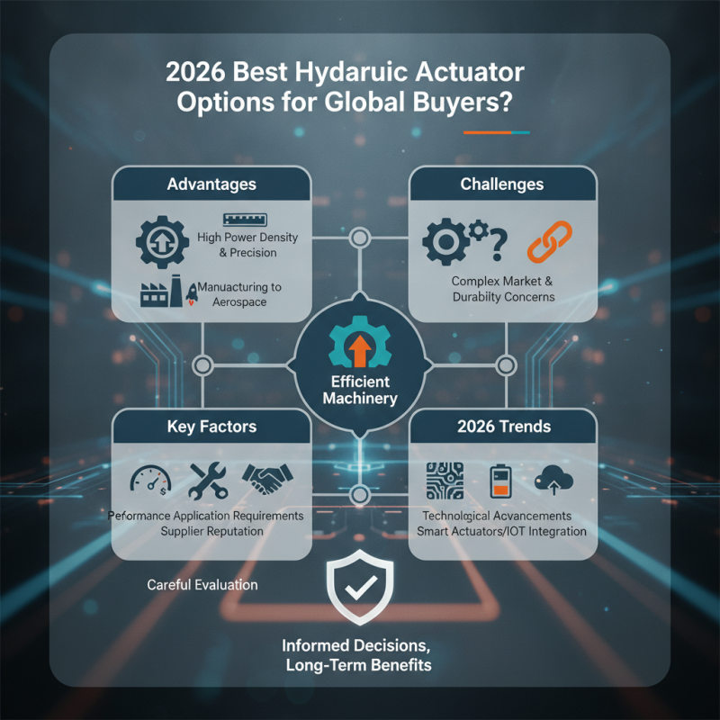 2026 Best Hydraulic Actuator Options for Global Buyers?