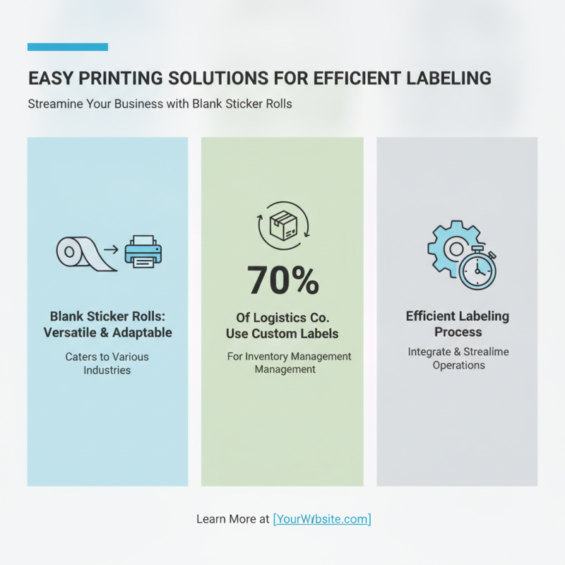 Why Choose Blank Sticker Rolls for Your Business Needs?