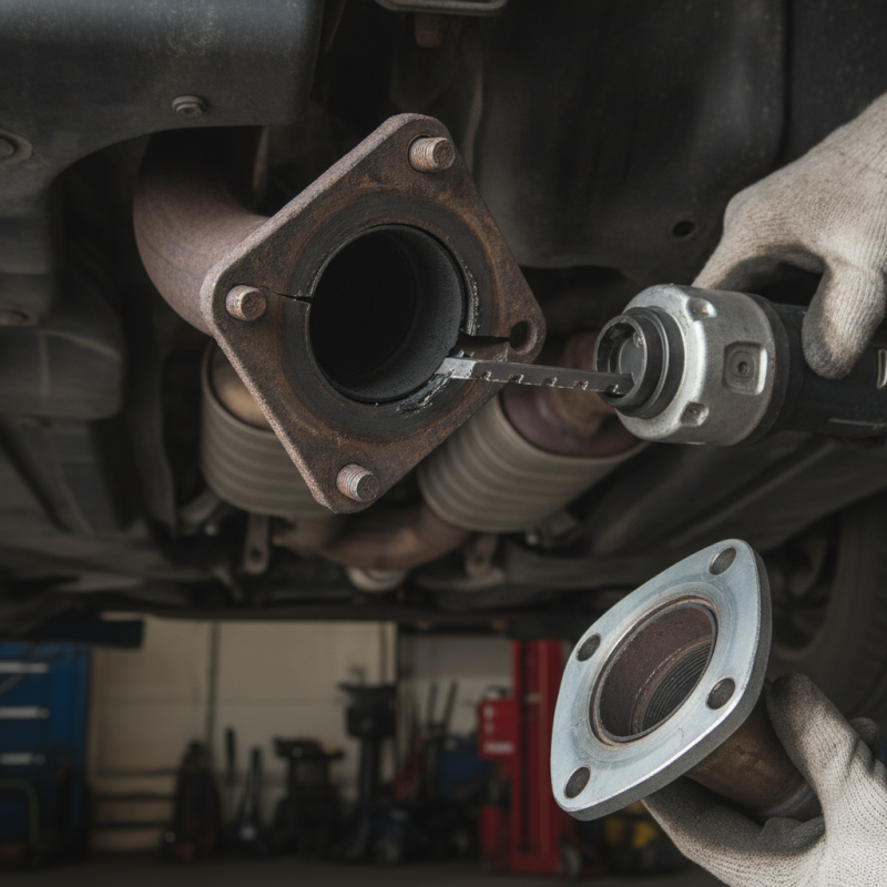 How to Fix a Broken Exhaust Pipe at the Flange Easily?
