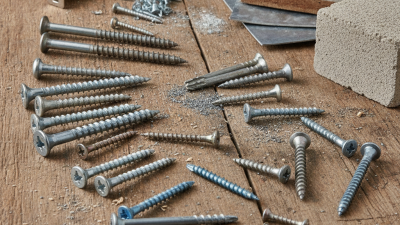 How to Choose the Right Screws for Building Materials?