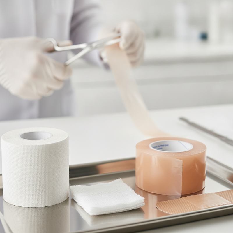 How to Choose Between Paper Tape and Plastic Tape for Wound Dressing?