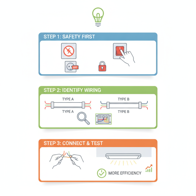 How to Wire LED Tube Lights Without a Ballast Easily?
