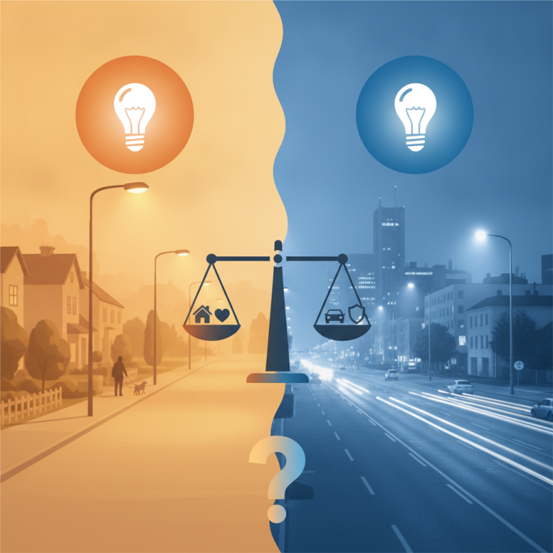Choosing 3000K vs 6000K Street Lighting Which is Better?