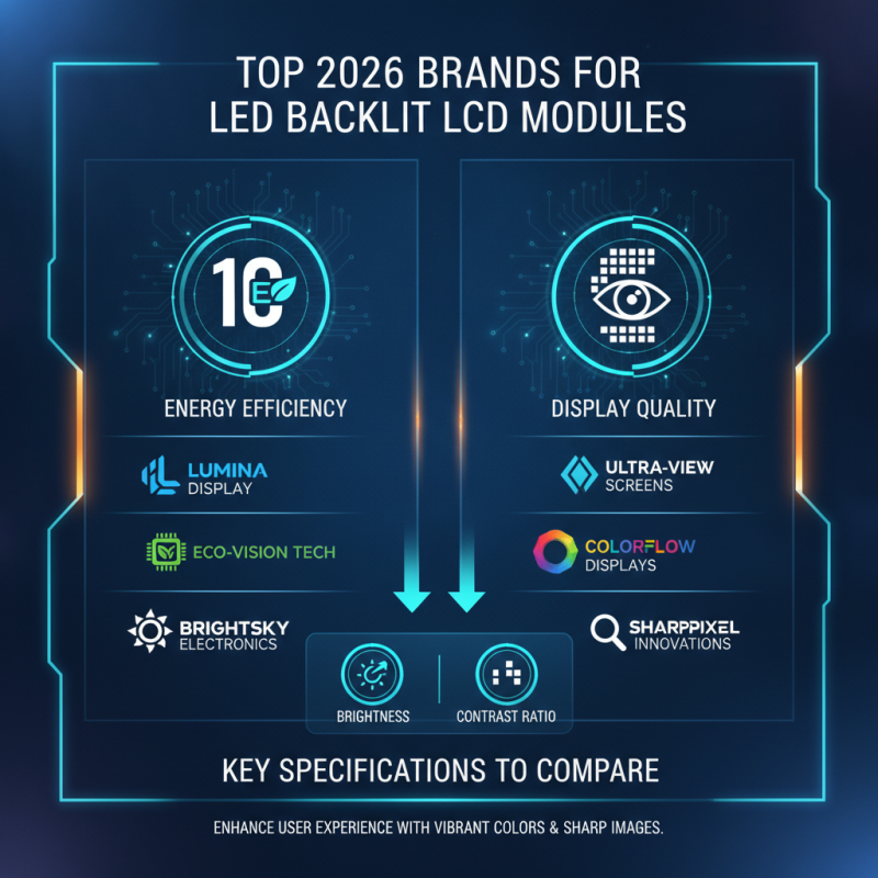 2026 Best Led Backlit Lcd Modules for Your Tech Needs?