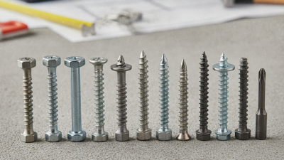 Top 10 Self Drilling Concrete Screws for Global Buyers?