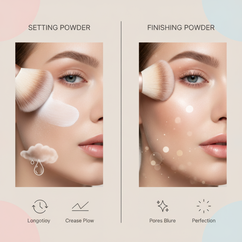 10 Best Differences Between Setting Powder and Finishing Powder?