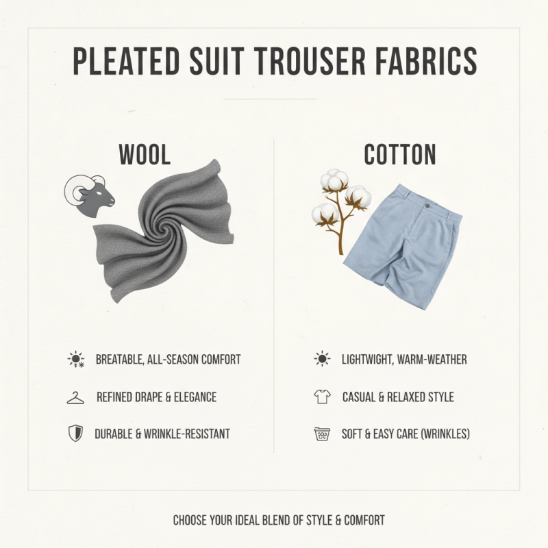 How to Choose the Best Pleated Suit Trousers for 2026?